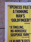 The Ipcress File 27x41 Folded Original One Sheet Movie Poster Michael Caine 1965
