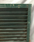 Vtg Small Pair Antique House 17x27 Window Wood Louvered Shutters Old 945-25b