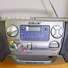 Sony Cfd-v17 Portable Stereo Boombox Am Fm Cd Cassette Player Tested Working