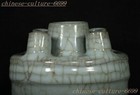China Song Dynasty Guan Kiln Porcelain Five Tubes Zun Cup Bottle Pot Vase Statue
