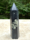 Chrysanthemum Stone Point Wand  3 1 2    Grounding Prosperity 28943e