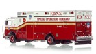 1 50 Fire Replicas Fdny 2006 Mack Mr ferrara Decontamination Unit 160 - Citywide