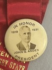 New Jersey State Exempt Firemen Association Convention Ribbon John G  Andes 1932