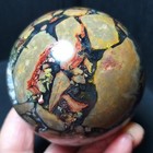 Top 510g Natural Polished Colorful Agate Sphere Ball Healing Madagascar Cb1512