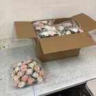 Set-of-10 Flower Balls For Wedding Centerpieces  12 Inch Diameter Fake Flower