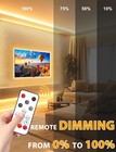 Lamomo Cob Led Strip Lights Pro  16 4ft Warm White Dimmable Self-adhesive Led Ro