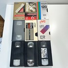 Mixed Lot Of 9 Vhs Tapes Sold As Blanks Maxell Jvc Tdk Sony Mixed Vintage