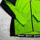 Canari Stratus Jersey Ecto Green Full Zip Long Sleeve Mens Size Medium M