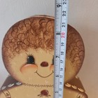 8 5  Gingerbread Man Wooden Hand Painted Signed Vintage 1986 Christmas Decor
