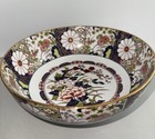 Large Vintage Imari Empress Japanese Porcelain Bowl   Matching 3 Tier Bowl-dish