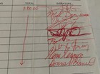 Motley Crue Rare 1987 Band Signed Autograph Per Diem Sheet Funny Read  2