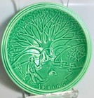 American Potter Four Seasons Ashtray Spring Green Worlds Fair 1940 - Damage Hlc