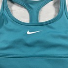 Nike Swoosh Bra Big Kids Girls Small Training Gym Activewear Aqua Blue Nwot