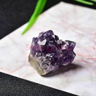 Natural Purple Amethyst Quartz Geode Crystal Cluster Healing Specimen Decor