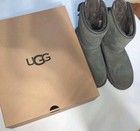  Ugg Australia Women Short Bailey Bow Leather Boots Size 7 New Authentic