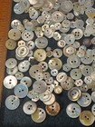 Over Half Pound Variety 1 4  To 5 8  Shell abalone Antique vintage Buttons B27