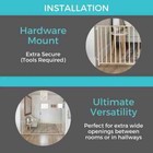 Large Baby Gate Child Dog Pet 5 To 8 Ft Wide Long Gates Safety Strong Childproof