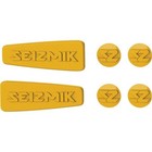 Seizmik 18075 Pursuit Mirror Color Inserts Yellow Weather Seal Caps