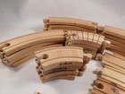 Wooden Railway Tracks Thomas   Friends Brio Unbranded Lot Of 34 Switches Bridges