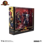Mortal Kombat Scorpion Blackout   Raiden Defender Deluxe Figure Set 2020 New