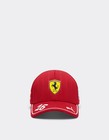 Scuderia Ferrari F1 2025 Charles Leclerc Team Driver Red Hat Dark Red