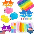 Crystal Clear Slime Kit For Kids - Diy Making Kit With 36 Sets Add-ins  Rainb