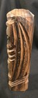 Vintage Hand Carved Wooden Hawaiian Tiki Statue Figure 7-inches Polynesian Decor
