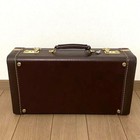  good Condition  Bach Trumpet Double Case Genuine Crocodile Leather Style Brown