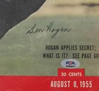 Ben Hogan Signed auto August 8  1955 Life Magazine Pga Champ Psa dna 192812