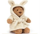 Authentic Bartholomew Bathrobe Bear Plush Plushie Doll Soft Stuffed Animal Gift