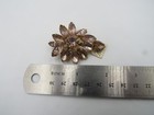 Vintage Nos Weiss Lilac Purple Rhinestone Brooch W tag E9