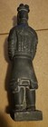 Vintage Black Terracotta Warrior Figurine Statue 6    Chinese Qin Dynasty Decor
