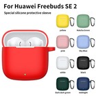 Silicone Case For Huawei Free Buds Se 2 Protective Cover Anti-scratch Sleeve Wit
