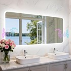 Led Bathroom Mirror Antifog Wall Vanity Illuminated Mirror Bluetooth 24-63inch
