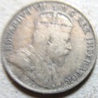 1907 Canada Silver Five Cents Nickel Coin  5-cents 5c  f690 