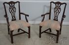 L65115ec  Set Of 8 Henredon Chippendale Mahogany Dining Room Chairs