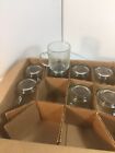 Vintage Luminarc Clear Glass 10 Oz Mugs Set Of 8 Coffee Tea Cups