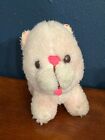 Vintage 1980 Kenner Strawberry Shortcake Pink Pet Cat Custard Stuffed Plush