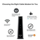 Cable Modem Router Combo Docsis 1 Gigabit Ac2350 Wifi Arris Sbg8300-rb Fast