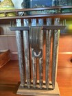 Antique Primitive Metal Candle Mold- 12 Tube  10  Tall  Tapered End
