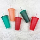 Starbucks Christmas Holiday 2019 Reusable Cold Cups Set 5 Lids Straws