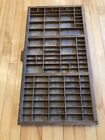 Hamilton Wooden Printers Drawer Letterpress Wood Tray Shadowbox