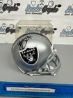 Tim Brown Hof Raiders Signed Autographed Mini Football Helmet Beckett Bas Coa