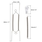 12 Inch Stainless Steel Wall Plate Hangers Invisible Wall Hooks For Plates 5pcs