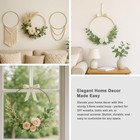 6-pack 20  Metal Craft Hoops  Macrame Rings  Dream Catcher Supplies  Floral Wrea