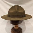 Vintage Official Boy Scouts Of America Campaign Hat Smokey Bear 7 1 4 Wool