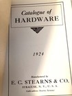 E C Stearns   Co Hardware Catalog Reprint Of 1924 Catalog Illustrated
