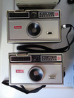 Lot Of 6 Vintage Kodak Point   Shoot Film Cameras- Instamatic   Flashfun