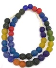 Handmade Mix Krobo Recycled Glass African Trade Beads-ghana  446