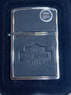 Rare Harley Davidson Zippo Lighter 20228 Black   Silver New In Box